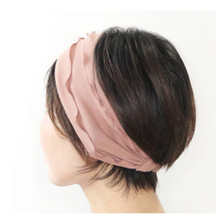 軽やかなフリルが目を引くヘアバンド～Organiccotton Frill Hairband～ 3枚目の画像