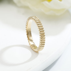 グログランギザギザリングC0117　(4週間発送） 5枚目の画像