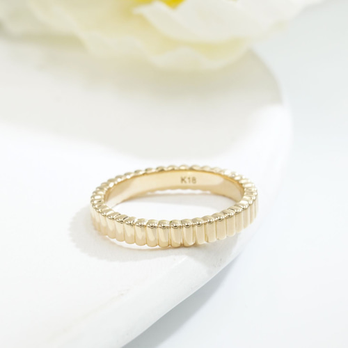 グログランギザギザリングC0117 (4週間発送） 指輪・リング 武田源之助