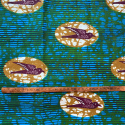 ハギレセット＊5枚組  生地  アフリカ布 アフリカン 小物作り ハンドメイド 手作り 手芸用品 布 4枚目の画像