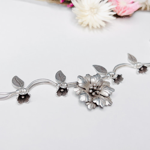 ♡925シルバーブレスレット ハンドメイド銀細工 シルバー ♡925シルバーブレスレット ハンドメイド銀細工 シルバー
