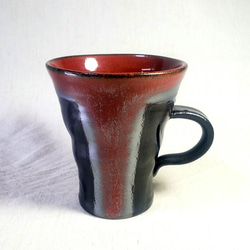 赤黒マグカップ No.2 1枚目の画像
