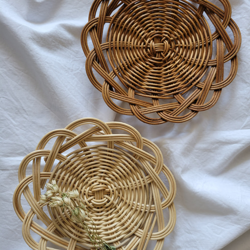 ラタンプレート2枚