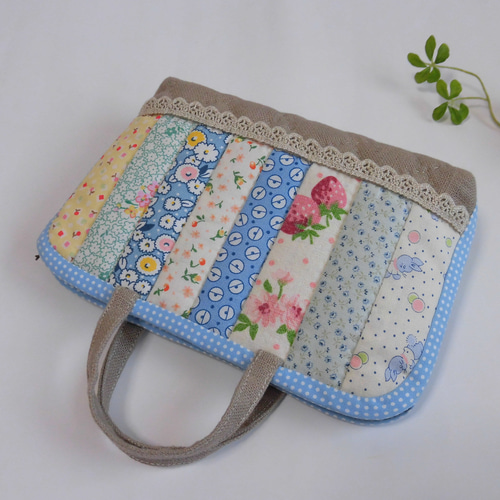 ♥︎ハンドメイド♥︎松山敦子さん生地使用 パッチワークBIG
