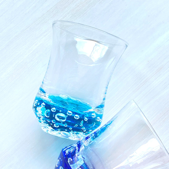 水泡杯，南海的顏色，居家飲用，清爽的藍色♪ 第2張的照片