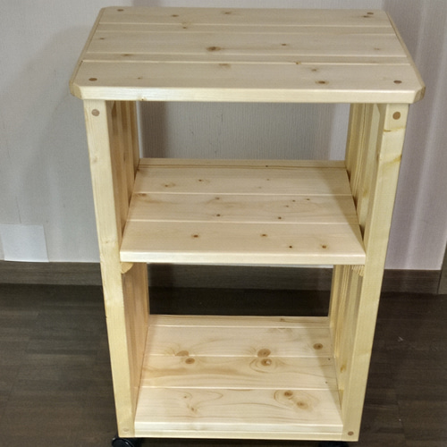 No71 【すっきり】ワゴン・サイドテーブル・シェルフ、棚、高さ70cm