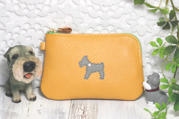 みるく/セミオーダー/柴犬ちゃんのL字ファスナーミニ財布2 みるく/セミオーダー/柴犬ちゃんのL字ファスナーミニ財布2