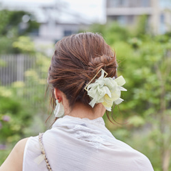 ミモザ 押し花 ヘアクリップ 284b57de0ef718093aac06b22f01d9
