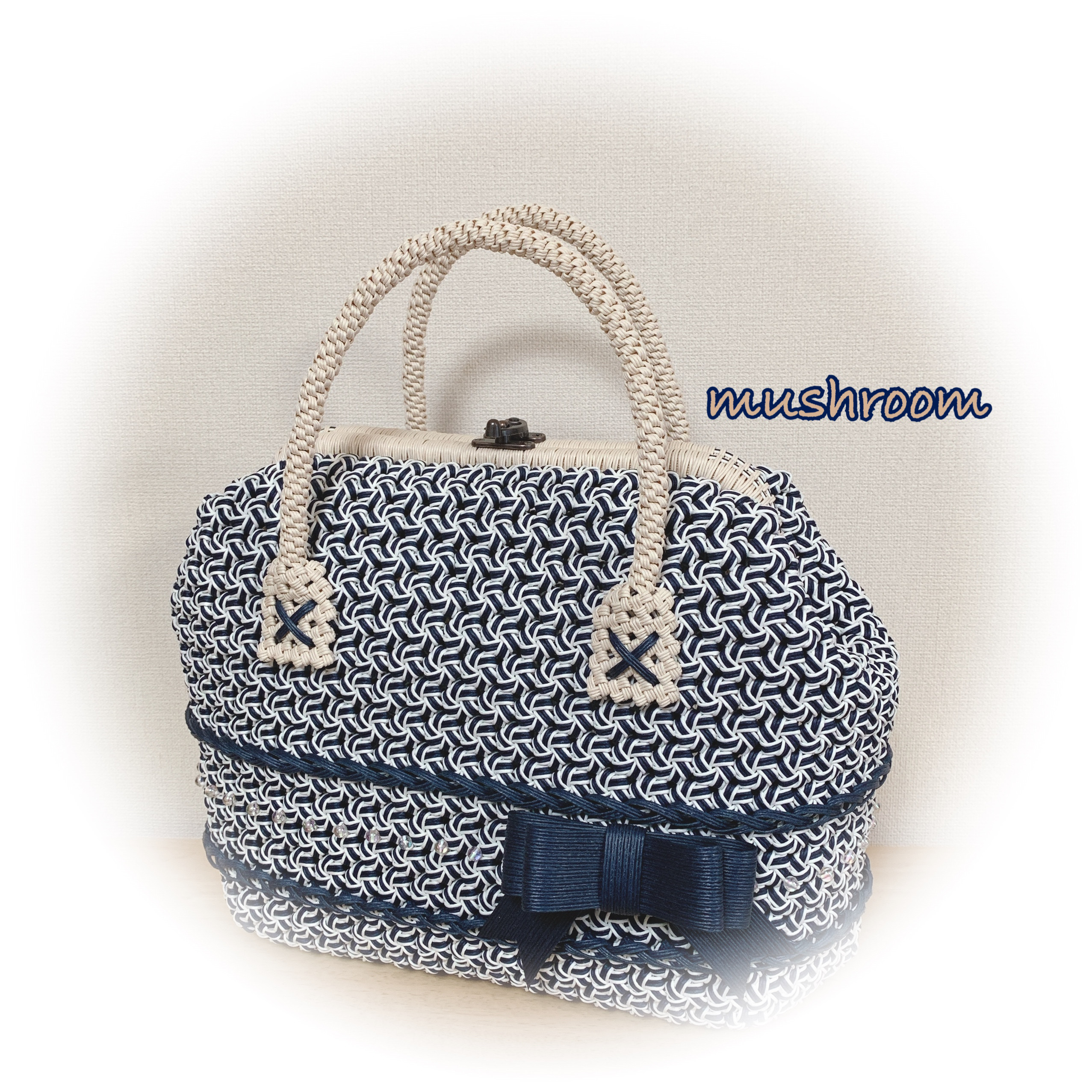 こみゃんこ様】がま口クエストバッグ ハンドメイド