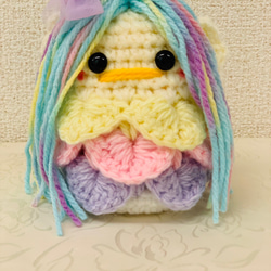 E様　あみぐるみのオーダーありがとうございます！⸜(*ˊᵕˋ*)⸝‬ 受注製作】疫病退散☆大きいサイズのアマビエ様☆あみぐるみ