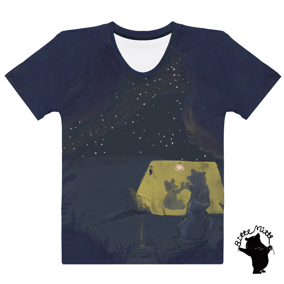 Tシャツ 半袖 レディース 女性 全面プリント 鳥 おしゃれ