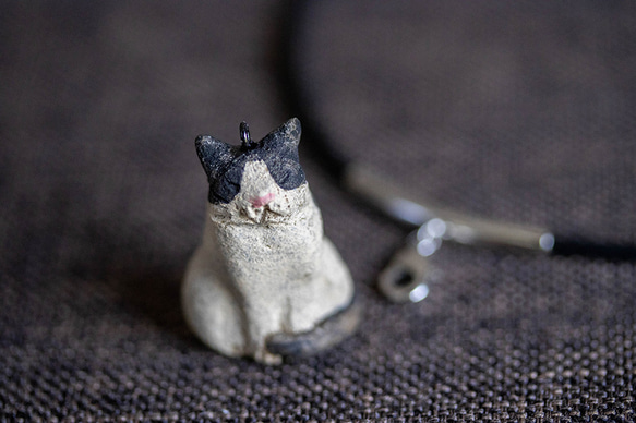 猫のネックレス 【猫_482】 1枚目の画像