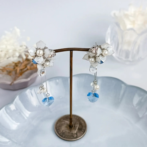専用です⭐お花とガラスリーフとホタルガラスの紫陽花ピアス　他13品 楽天市場】ホタルガラス 沖縄 シンプル ピアス 小さなピアス