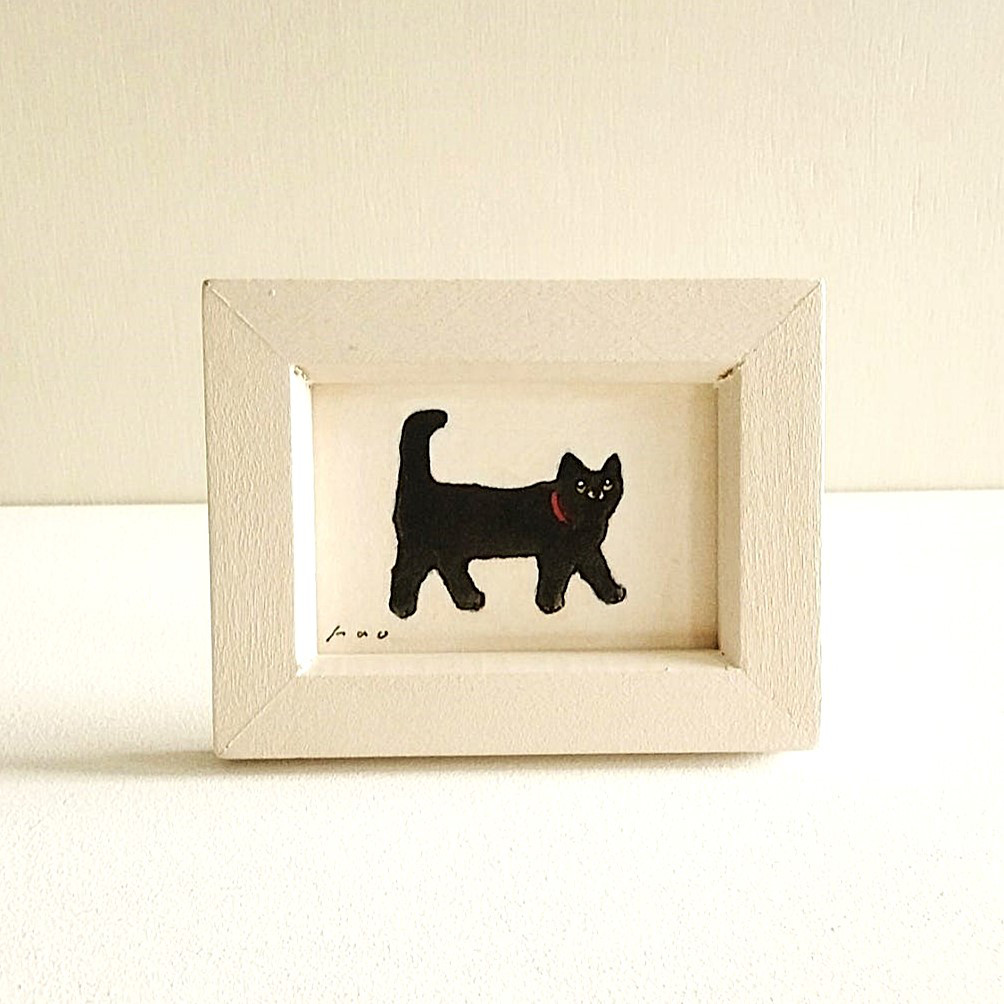 おおでゆかこ サイン入り複製原画「うさおばけ、こぐまの