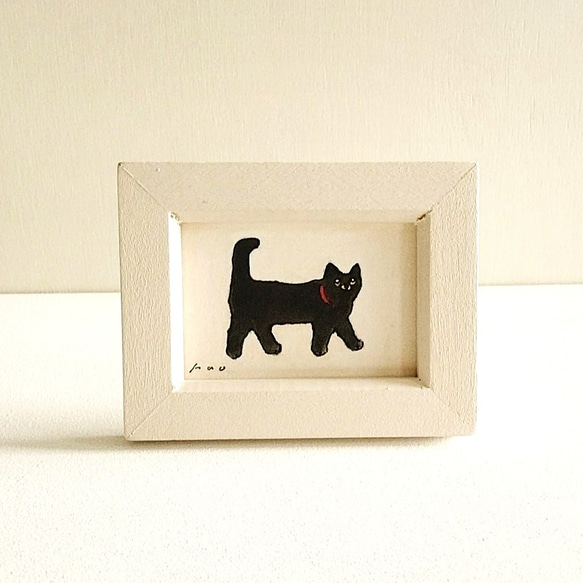 おおでゆかこ サイン入り複製原画「うさおばけ、こぐまのカーリー、黒猫のミニ」 くろねこミニもできてたくさん量産中🐻‍❄️🐻‍❄️🐈‍⬛🐈‍⬛
