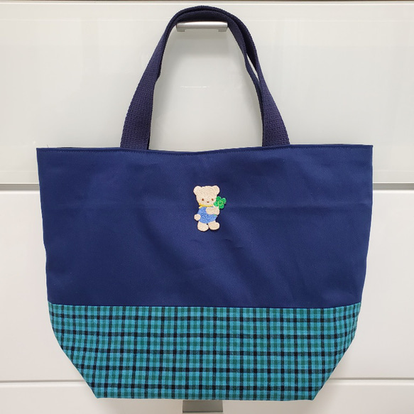 ファミリア ワッペン付 ミニトートバッグ ハンドメイド トート ファミリア ワッペン付 ミニトートバッグ ハンドメイド トート