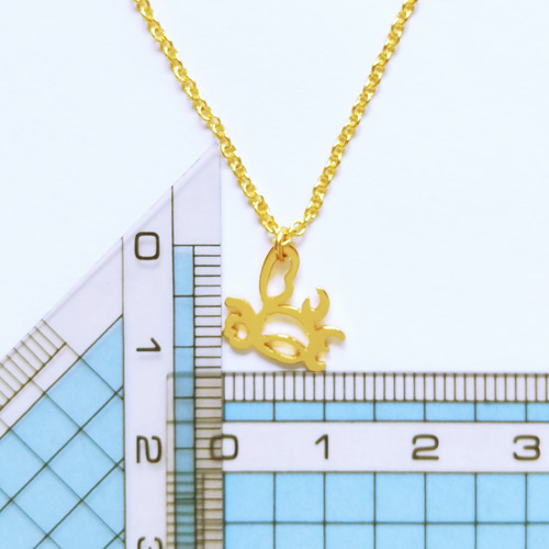 7月生まれの方に】アラビア語 “CRAB(カニ)” 文字絵 プチ