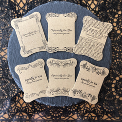 糸巻き台紙 ミニサイズ オリジナル 30枚 Fボード紙 糸・ミシン糸