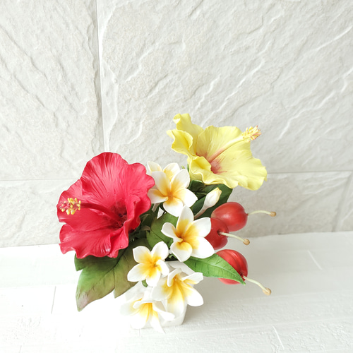 専用です。クレイフラワー アロハ～＊ ハイビスカス クレイフラワー アートフラワー BON