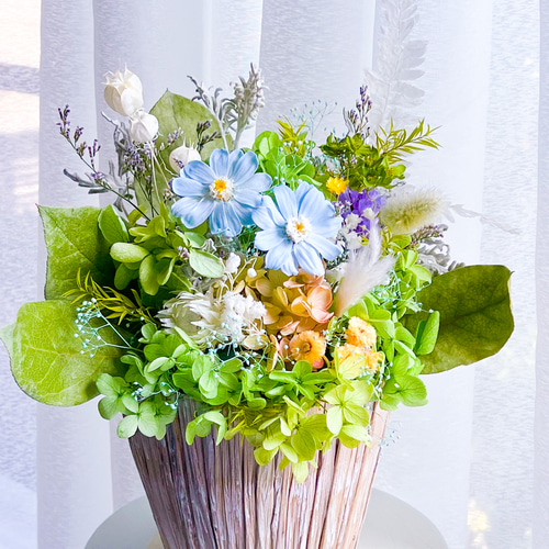 野の花アレンジメント（プリザーブドフラワー） プリザーブドフラワー