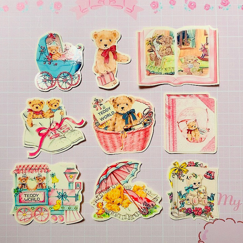 ハラペコフレークシールおすそ分け8種類 転ん 