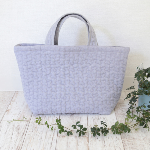 ヌビバッグ マチ付き【グレー】ヌビトートバッグ イブル イブルバッグ ヌビバッグ キルティングバッグ レッスン トートバッグ andsugar 通販  14059815｜Creema(クリーマ) ピオヌナル キルティング トートバッグ グレー