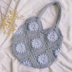 SALE ＊Daisy  bag＊　デイジーバッグ③ フラワーバッグ 3枚目の画像