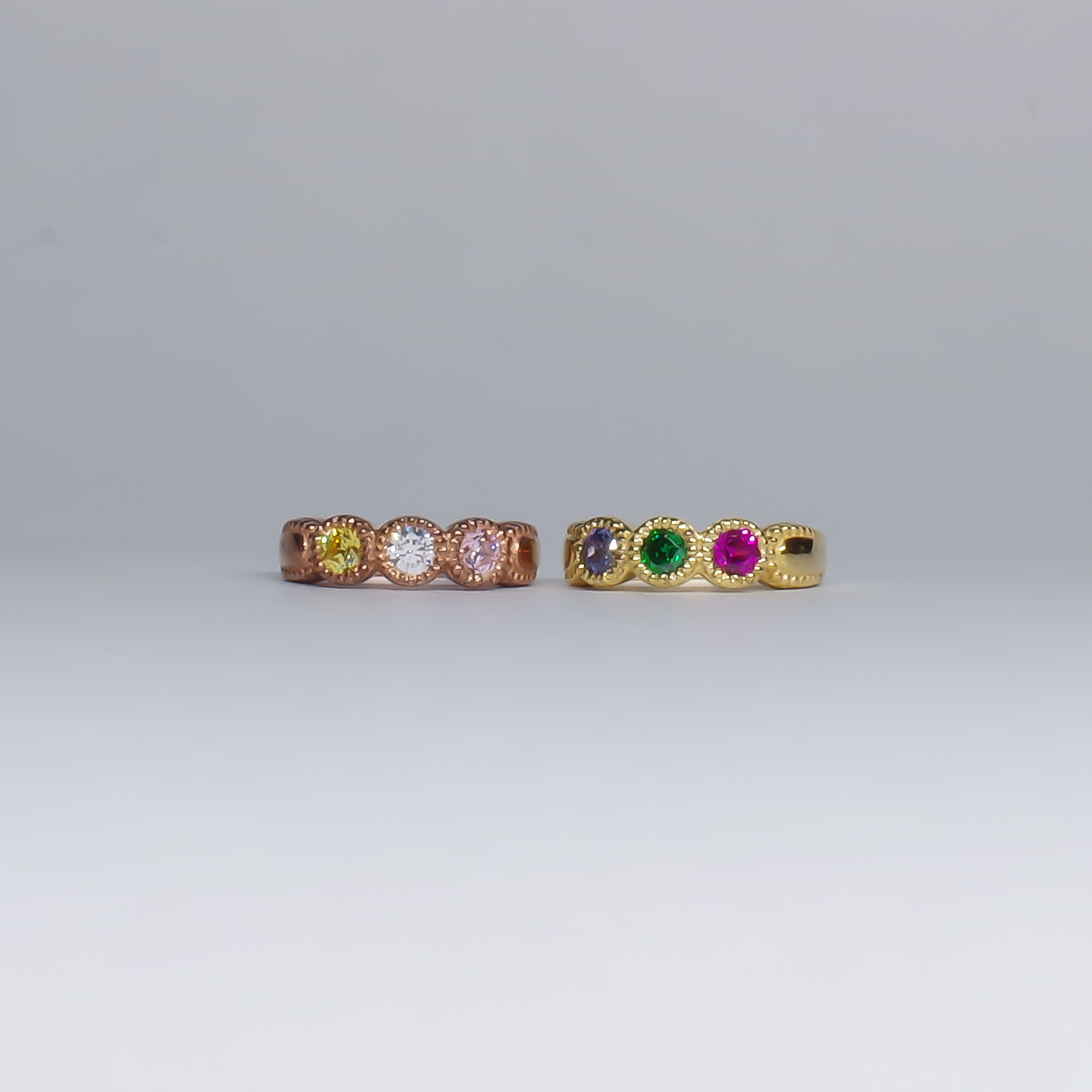 【選べる3つの誕生石ベビーリング】bebe 04 9,940円