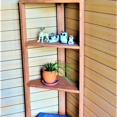 テレビコーナーラックパイン材リユース】