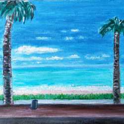 海(青島ビーチ) 油絵 F6 絵画 gallery Ymin 通販 13890292 海(青島ビーチ) 油絵 F6 絵画 gallery Ymin 通販 13890292
