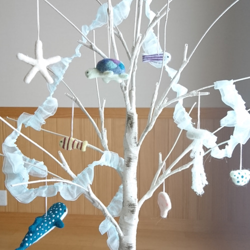 受注製作》海の生き物たち オーナメント 羊毛フェルト その他