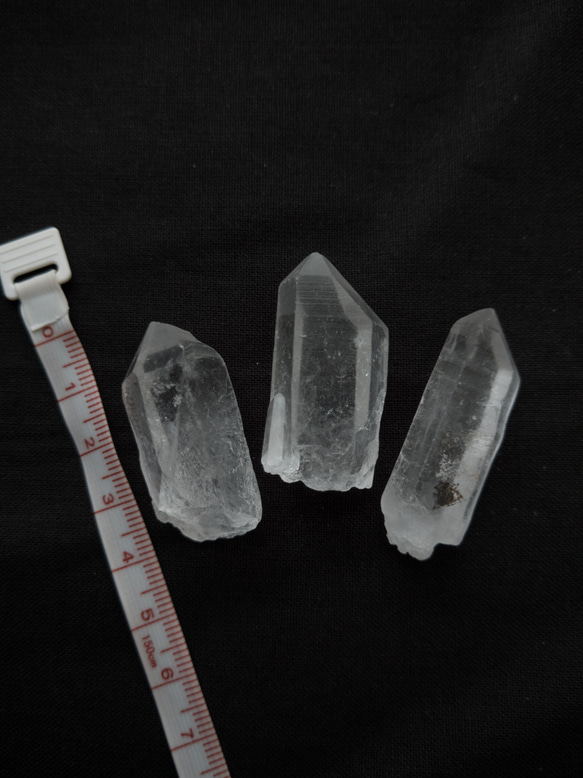 【置き石】ヒマラヤ水晶 ポイント 3個セット ⑮ 1枚目の画像
