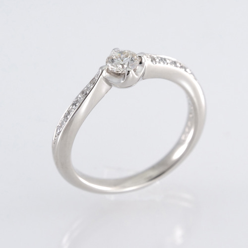 1点限定】天然ダイヤモンドリング pt900 中石0.26ct 指輪・リング  