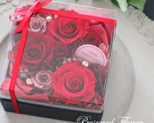真紅の薔薇フラワーアレンジメント ほほまる 真紅の薔薇フラワーアレンジメント ほほまる様専用