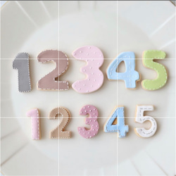 人気商品☆1歳　誕生日　バースデークレイケーキトッパー　ケーキトッパー 9枚目の画像
