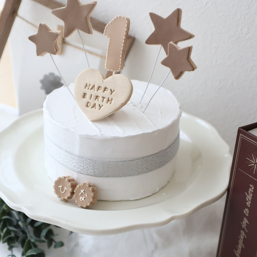 レア☆ ケーキトッパー 1歳 誕生日祝い 男の子ベビー バースデー imgrc0080560299.jpg