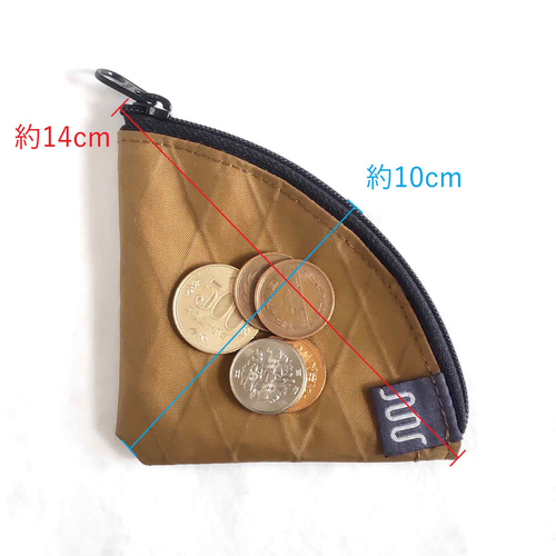 財布・ケース・小物入れ sup X-Pac ポーチワレット ブラック アウトドア軽量財布 ナイロン カード