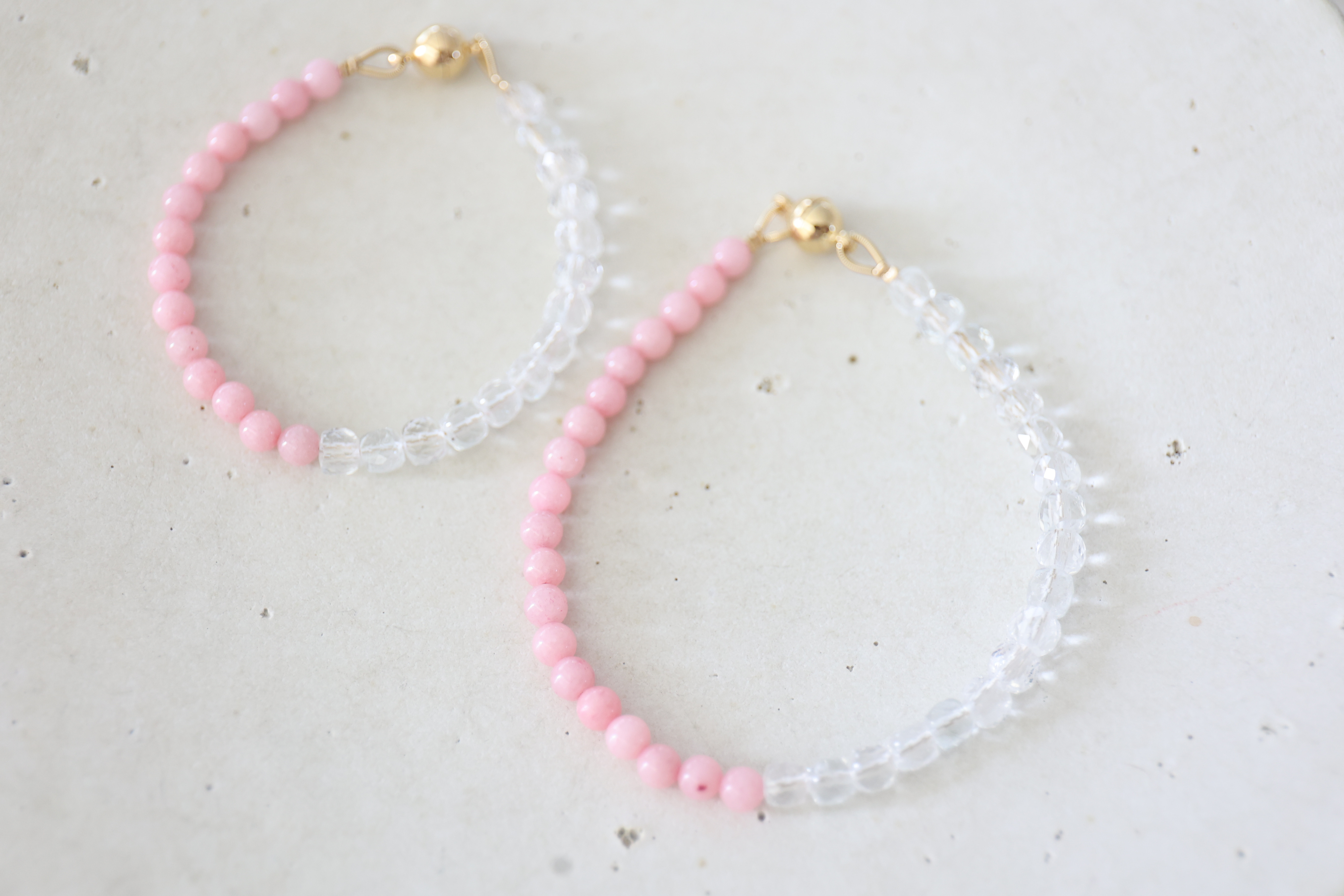 crystal pinkjade brecelet[kgf5011]