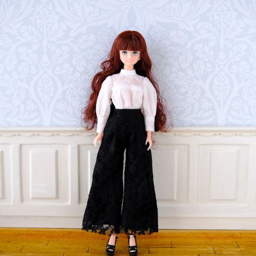 ジェニーちゃん服＊ハイウエストのレースパンツ＊momoko その他人形
