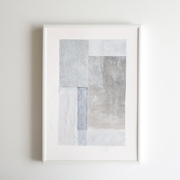 コンクリートアート / 原画 / A4 / 北欧アート 絵画 slou