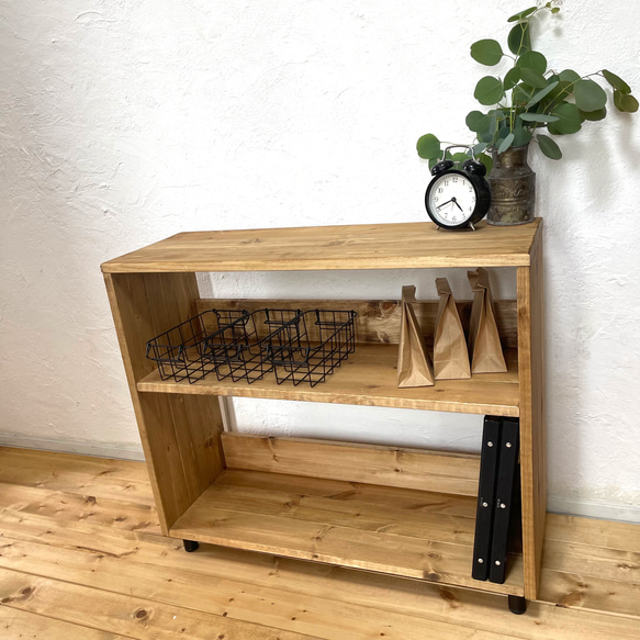 浜本工芸　キャビネット　収納扉付き　プリンター、電話台等　コンセント6口付き 浜本工芸 キャビネット 収納扉付き プリンター、電話台等