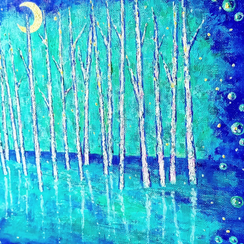油絵 青の神秘 絵画 ICHI 通販 14062427|Creema(クリーマ) 油絵 青の神秘 絵画 ICHI 通販 14062427|Creema(クリーマ)