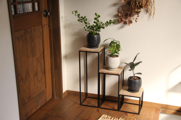プランタースタンド（L）鉢スタンド アイアン家具 アイアン什器 植物