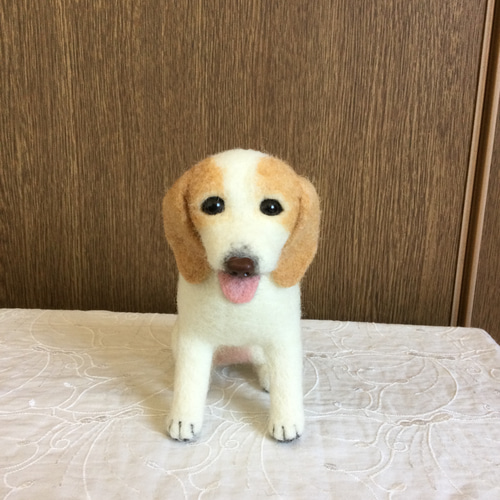 羊毛フェルト ビーグル 犬 ドールハウス ハンドメイド - メルカリ