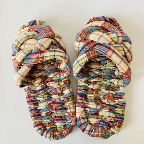 アーチタイプの布ぞうり スリッパ・ルームシューズ ハンドメイド部