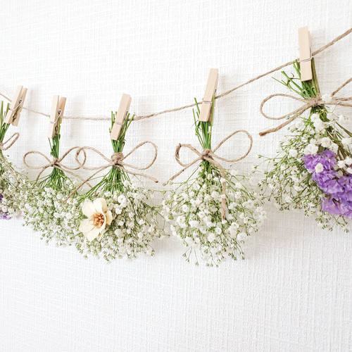 スワッグ ガーランド ドライフラワー 誕生日 韓国 雑貨 飾り 北欧