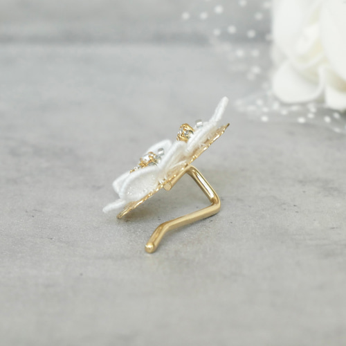 ネモフィラポニーフック[インシグニスホワイト] (受注生産