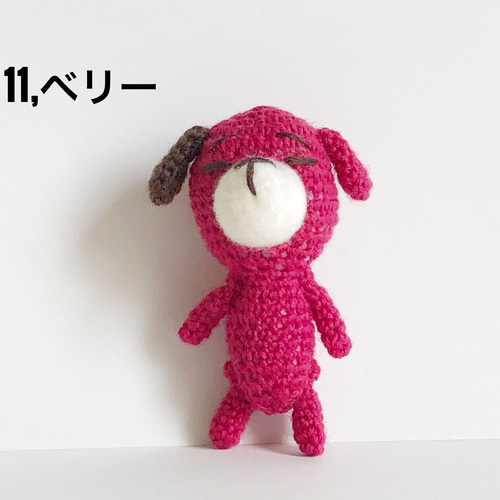 あみぐるみ ミニワンコ ＊甥っ子2号＊ あみぐるみ nobo+blanche