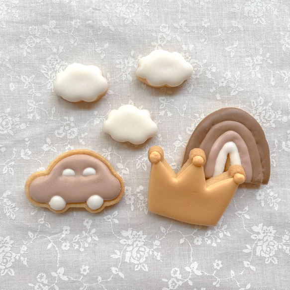 [皇冠]餅乾類型/可愛/禮物/禮物/時尚/生日/週年紀念/慶祝/男孩/嬰兒禮物/餅乾 第4張的照片
