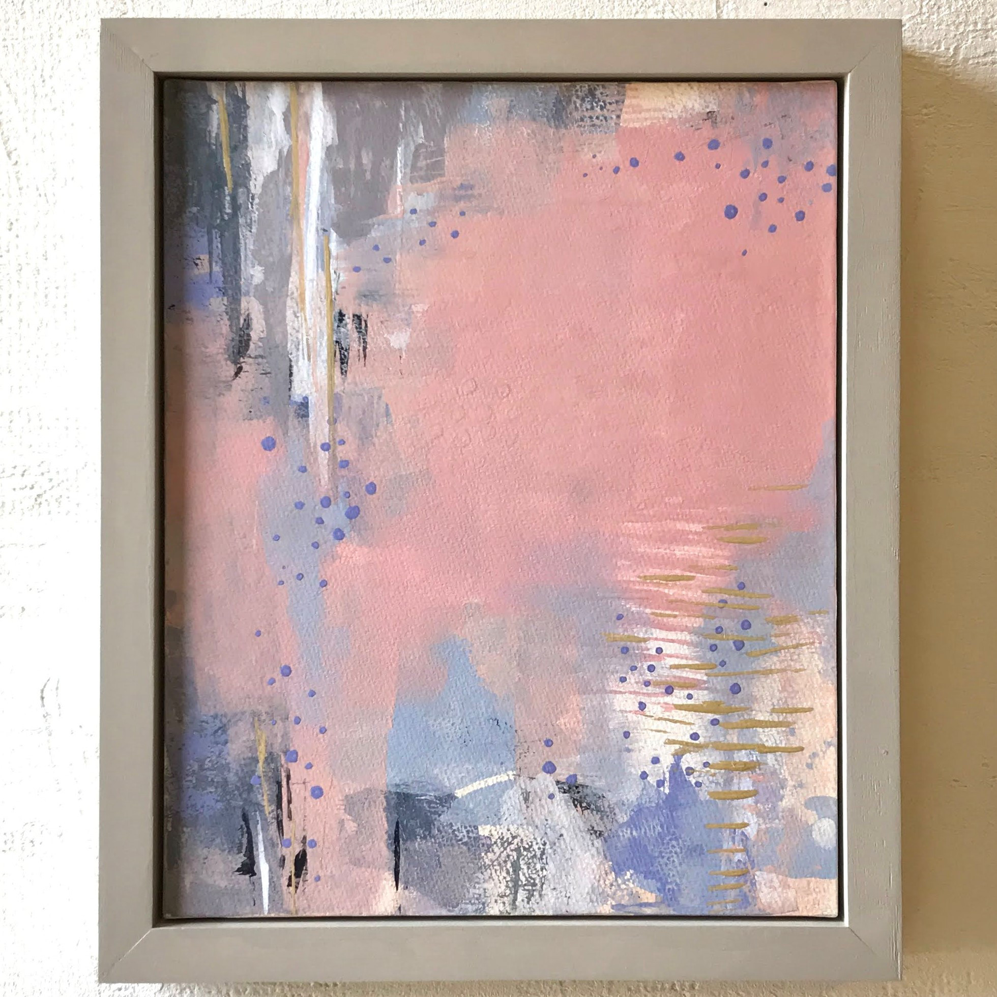 額装 和紙に描かれた抽象画 57×45㎝　水彩画 絵画 アート 美術 芸術 抽象画 『拍』 絵画 Gabriel Art Garden M 通販 18027806